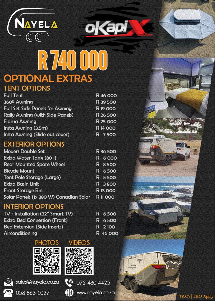 OKapi X Pricelist