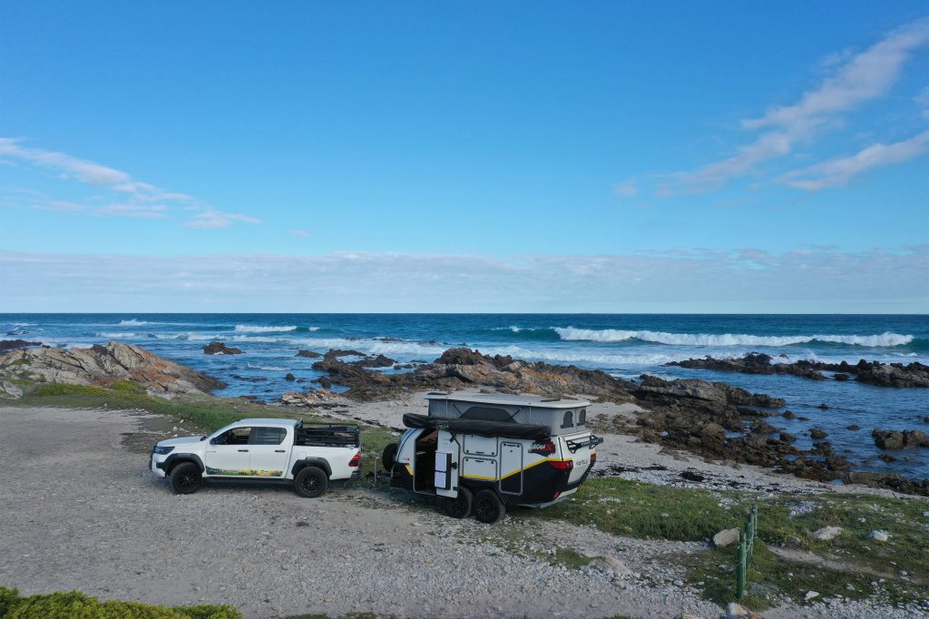 OkapiX @ Cape Agulhas – Southern Point of SA Cape Agulhas - Southern Point of SA - With the Okapi X - on its way to NAMPO Cape in Bredasdorp in 2025